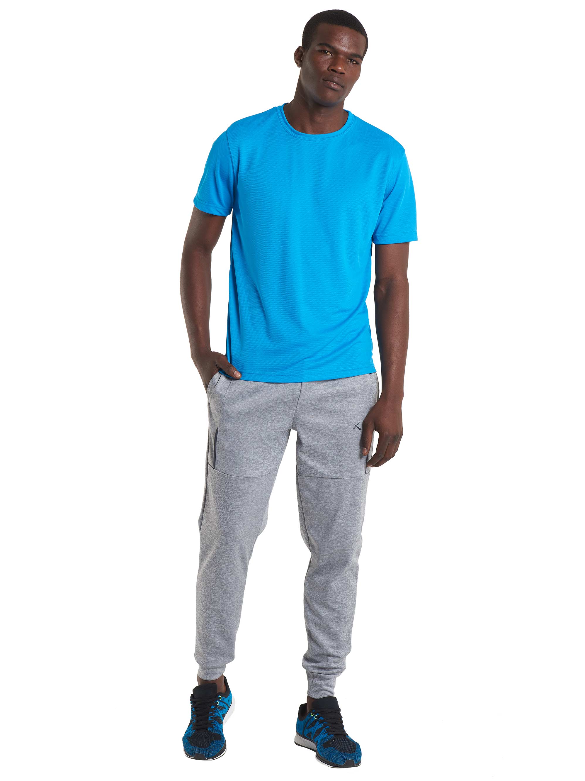 Uneek Black 100% Polyester Short Sleeve T-Shirt M