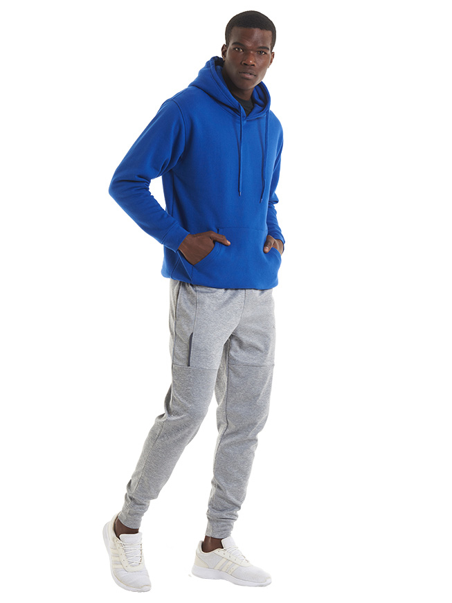 Uneek UC501 Navy Polyester, Cotton Men's Hooded Sweatshirt M