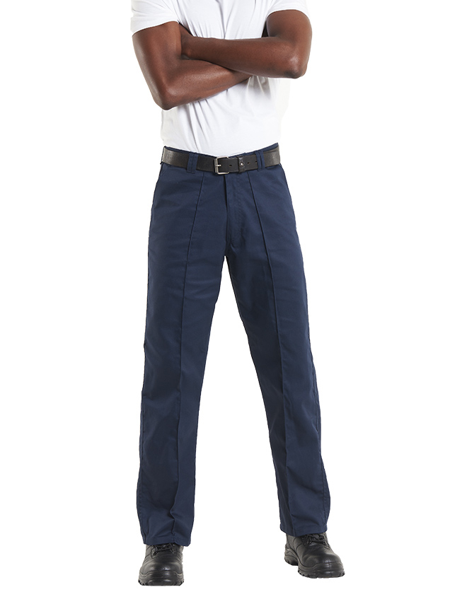 Uneek UC901 Men's Trousers Navy 89 cm Waist 33in Leg