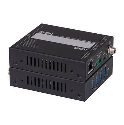 Aten 4 USB 3.2 Uncompressed USB 3.2 over Cat 6A cable USB Extender, up to 100 m Extension Distance
