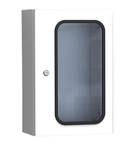 nVent HOFFMAN UCPT Series Wall Box, IP66 Transparent Door, 1035 mm x 835 mm x 300 mm