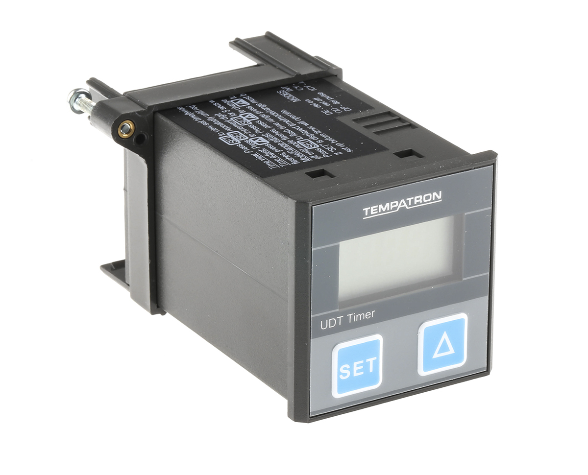 udt Tempatron UDT Series Timer Relay, 1-Contact, 300 V dc 18V ac, 264 V ac, Multifunction-Function, 1 NO/1 NC Switch