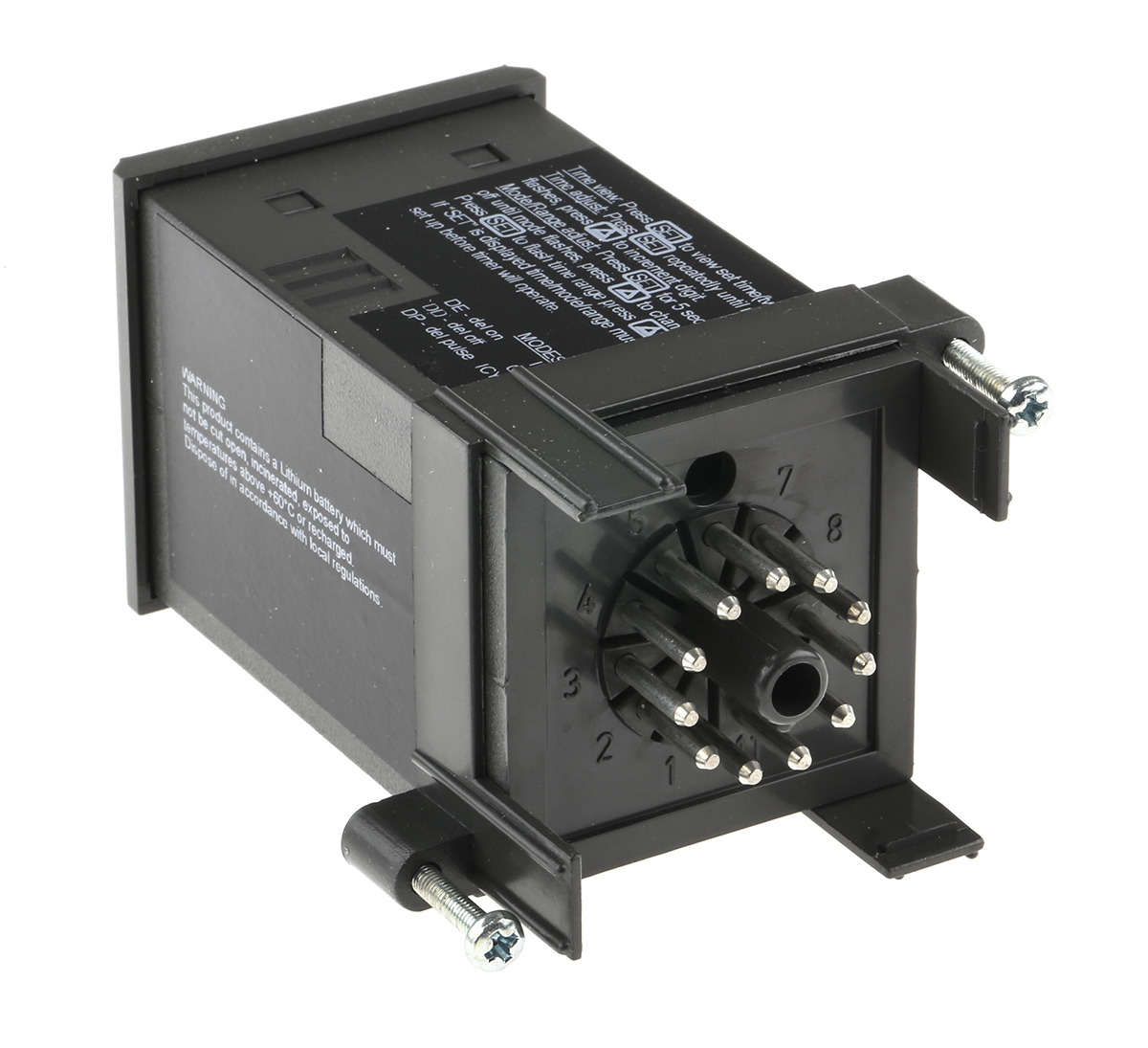 udt Tempatron UDT Series Timer Relay, 1-Contact, 300 V dc 18V ac, 264 V ac, Multifunction-Function, 1 NO/1 NC Switch