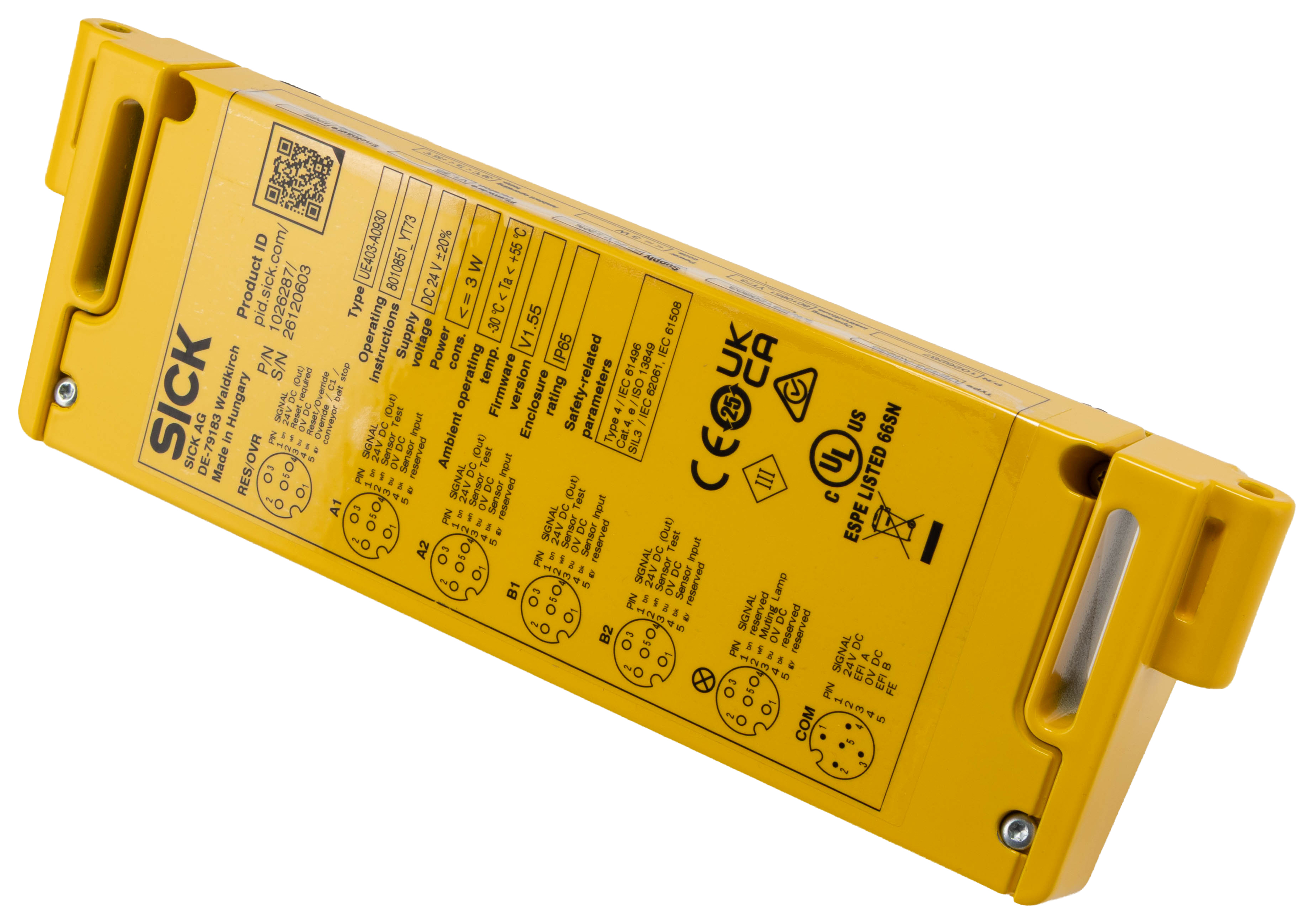 ue403-a0930 SICK UE403 Series Input/ Output Module Safety Relay, 24V dc