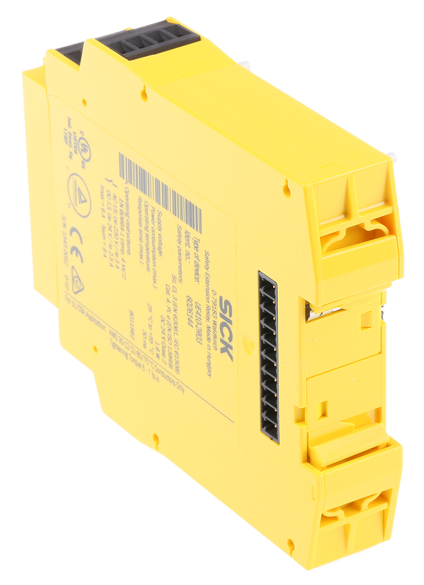ue410-2ro3 SICK UE410 Series Output Module, 2 Outputs, 30V dc, 2 NO