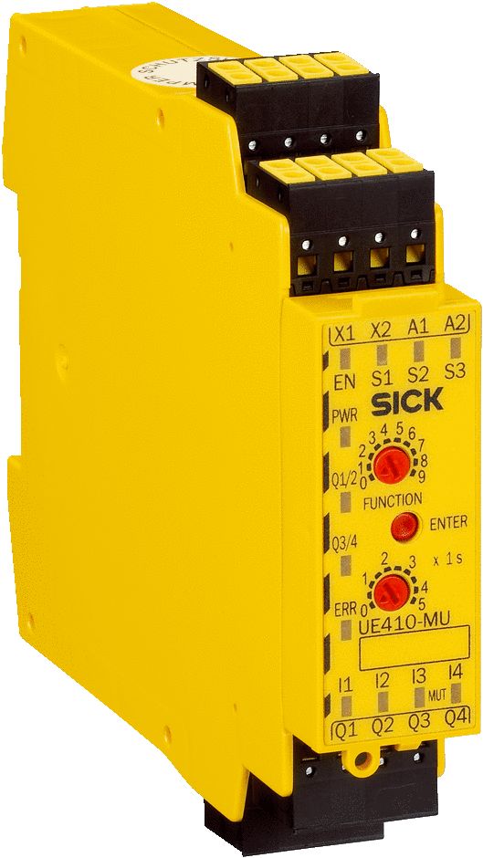 SICK UE410 Series Safety Controller, 2 Safety Inputs, 4 Safety Outputs, 24V dc