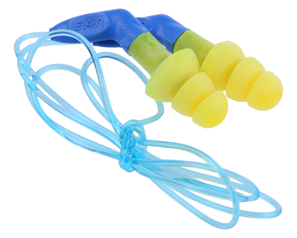 uf-01-014 3M E.A.R Ultrafit X Series Blue, Yellow Reusable Ear Plugs, 33 dB Rated 50