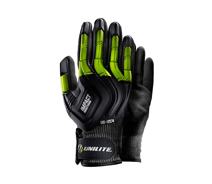 Unilite UG-I2C4 Black HPPE Cut Resistant Gloves, Size 7, Nitrile Coating