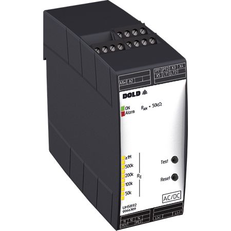 Dold Insulation Monitor, DIN Rail, 85 V dc, 230V ac