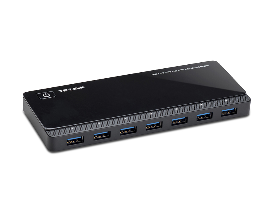 TP-Link 7 Port USB 3.0 USB Hub, Adapter Powered, 165 mm 17.5 mm 65.5mm
