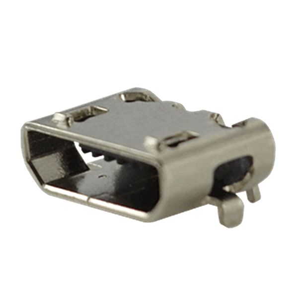 Same Sky Horizontal, Surface Female Type Micro USB Type B USB Connector USB 2.0