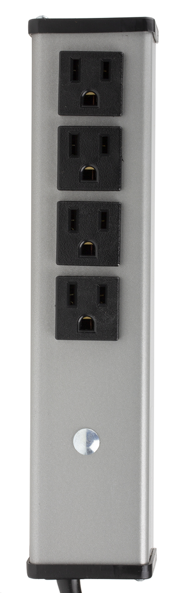ul101bc Wiremold 1.8 m 10 Socket NEMA 5-15R Extension Lead, 120V