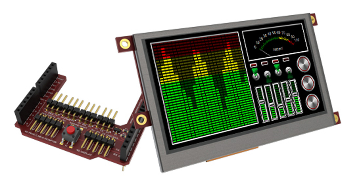 4D Systems gen4 4.3 in Arduino Compatible Display with Resistive Touch Screen