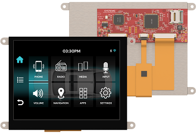 4D Systems uLCD-56DCT LCD Colour Display Touch Screen, 5.6 in, 640 x 480 pixel