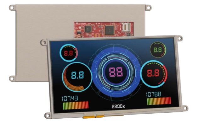 4D Systems uLCD-90DT TFT LCD Display Touch Screen, 9 in, 800 x 480 pixel