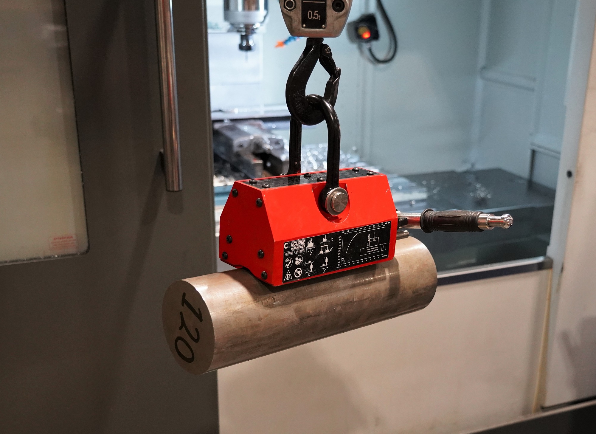 ule1000 Eclipse Manual 148 mm 1000 kg Lifting Magnet, ULE1000