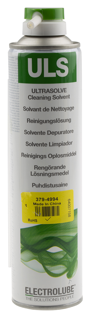 Electrolube Ultrasolve Cleaning Solvent Fast Drying 400 ml Aerosol