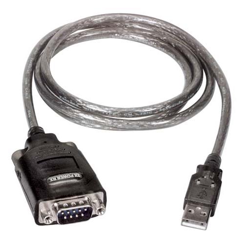 L-Com USB Cable, Male USB Type A to Male, USB 2.0 DB9, 1.1 m