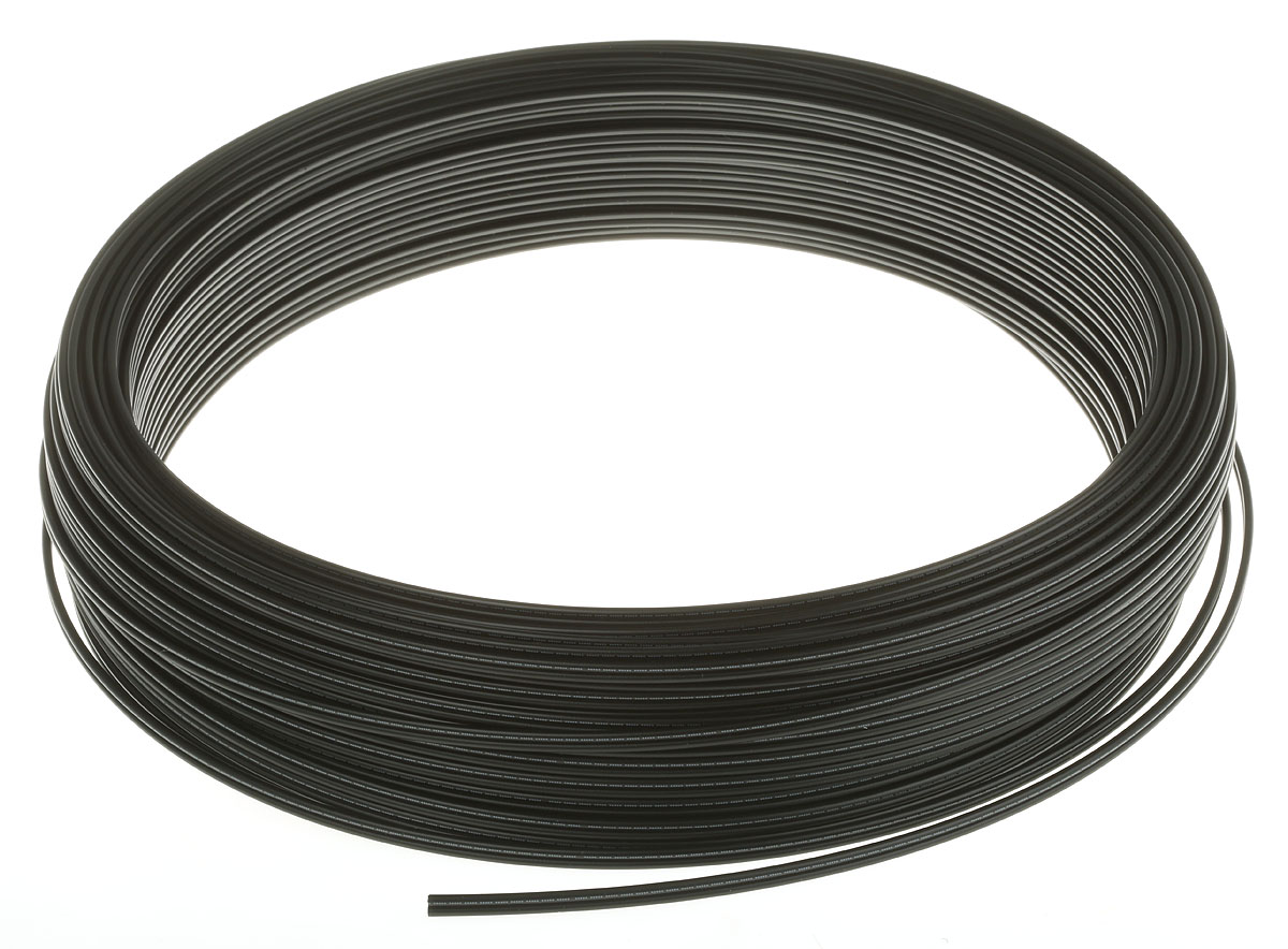 Niebuhr Fibre Optic Cable, Black, 60 m