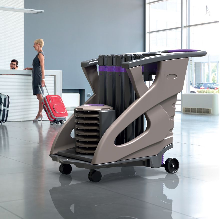 unicart-08-blu-blu Skipper Purple Safety Barrier