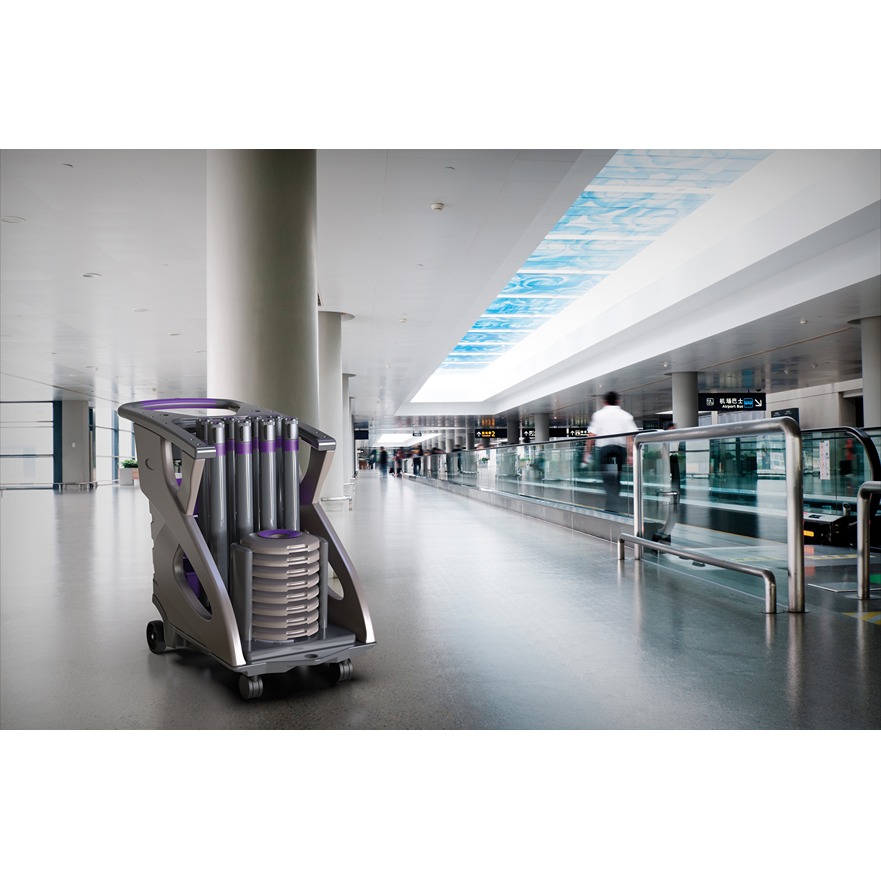 unicart-08-blu-blu Skipper Purple Safety Barrier