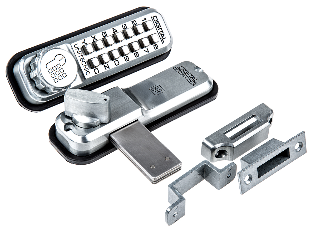 Dom Metalux Aluminium Mechanical Brushed Code Lock