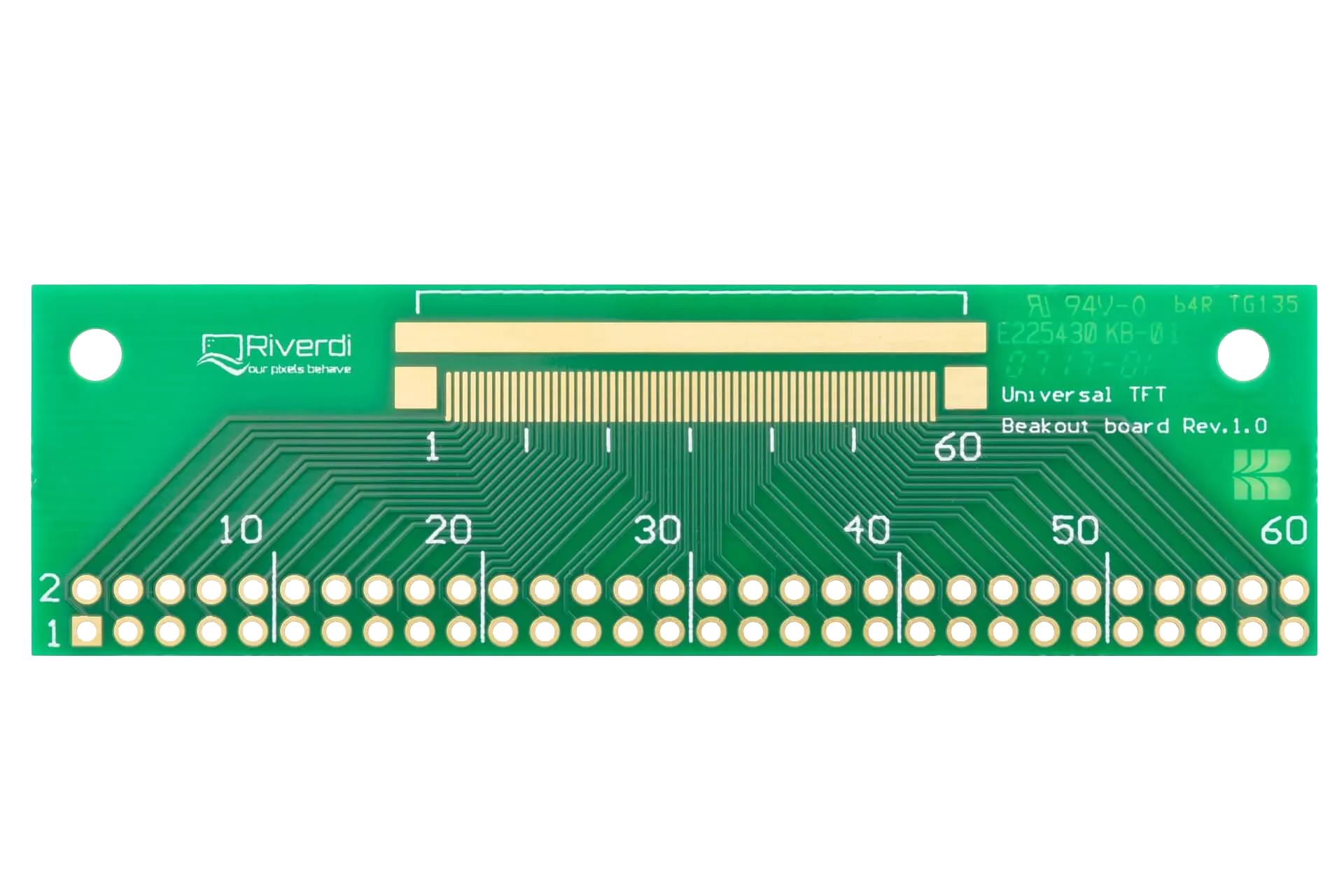 Riverdi UNIVERSAL BREAK OUT BOARD LCD Colour Display