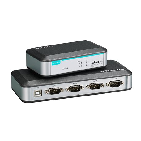 MOXA USB Type B to Female to RS232 Male Interface Converter