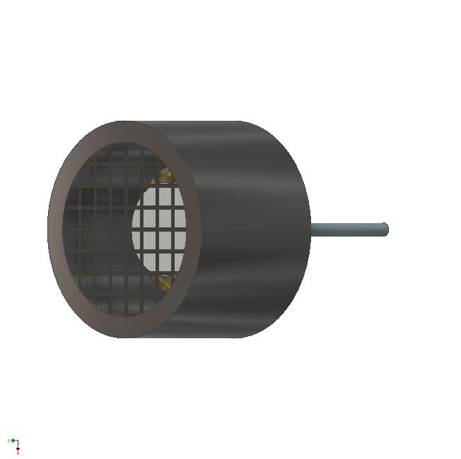 PUI Audio UR-1640K-TT-2-R Barrel Ultrasonic Proximity Sensor 20V