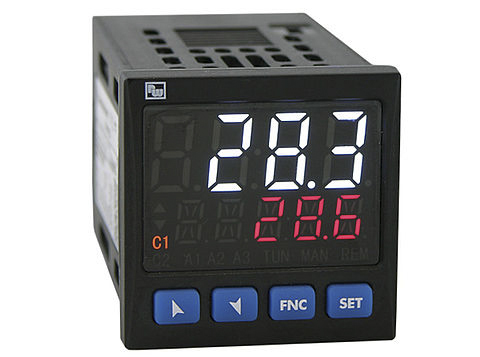 Wachendorff UR4848xA DIN Rail PID Temperature Controller 2 Input, 5 Output Relay 230V ac/dc