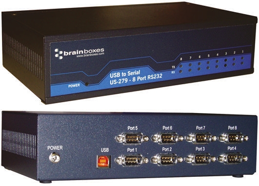 Brainboxes USB to Serial Interface Converter 8