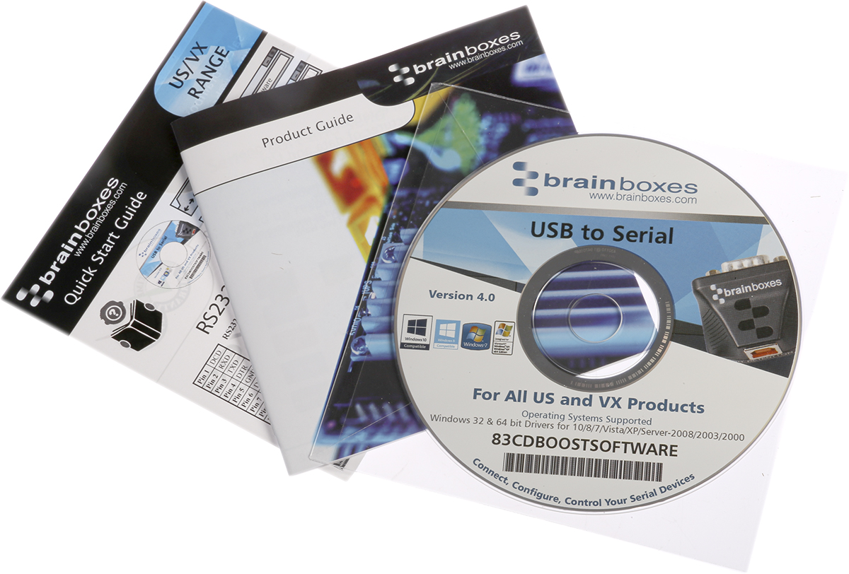 us-320 Brainboxes RS422, RS485 Interface Converter 1