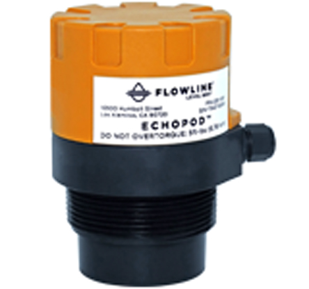 Flowline US01 Series Reflective Ultrasonic Liquid Level Transmitter Level Transmitter, Horizontal, Vertical, Housing
