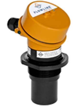 Flowline US06 Series Reflective Ultrasonic Liquid Level Transmitter Level Transmitter, Vertical, Horizontal, Housing