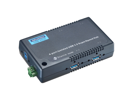 Advantech 4 Port USB 3.0 USB Hub, 10/30 V DC Powered, 132 mm 32 mm 80mm