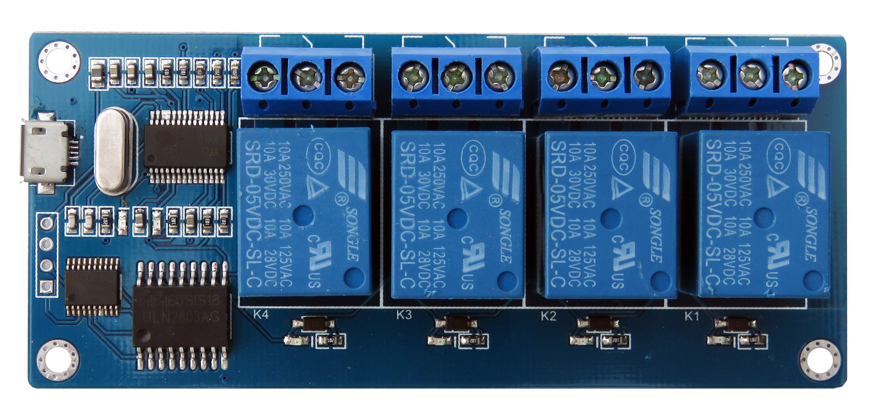 usb-relay04 Seeit USB-RELAY04 Relay for Relay Control Card for TTL, Arduino, Raspberry Pi, PIC, AVR