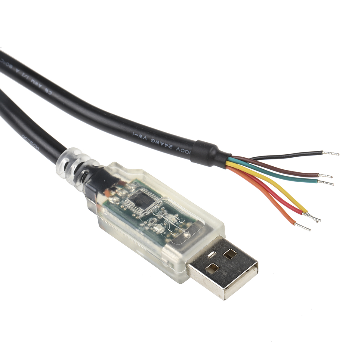 FTDI Chip USB Type A to Wire Ended Converter Cable