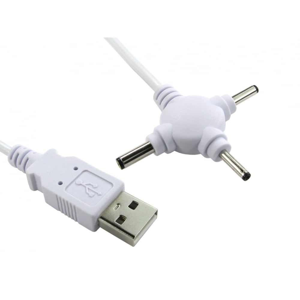 NewLink USB Adapter, Male USB Type A to Male, USB 2.0 USB Type B, White, 300 mm