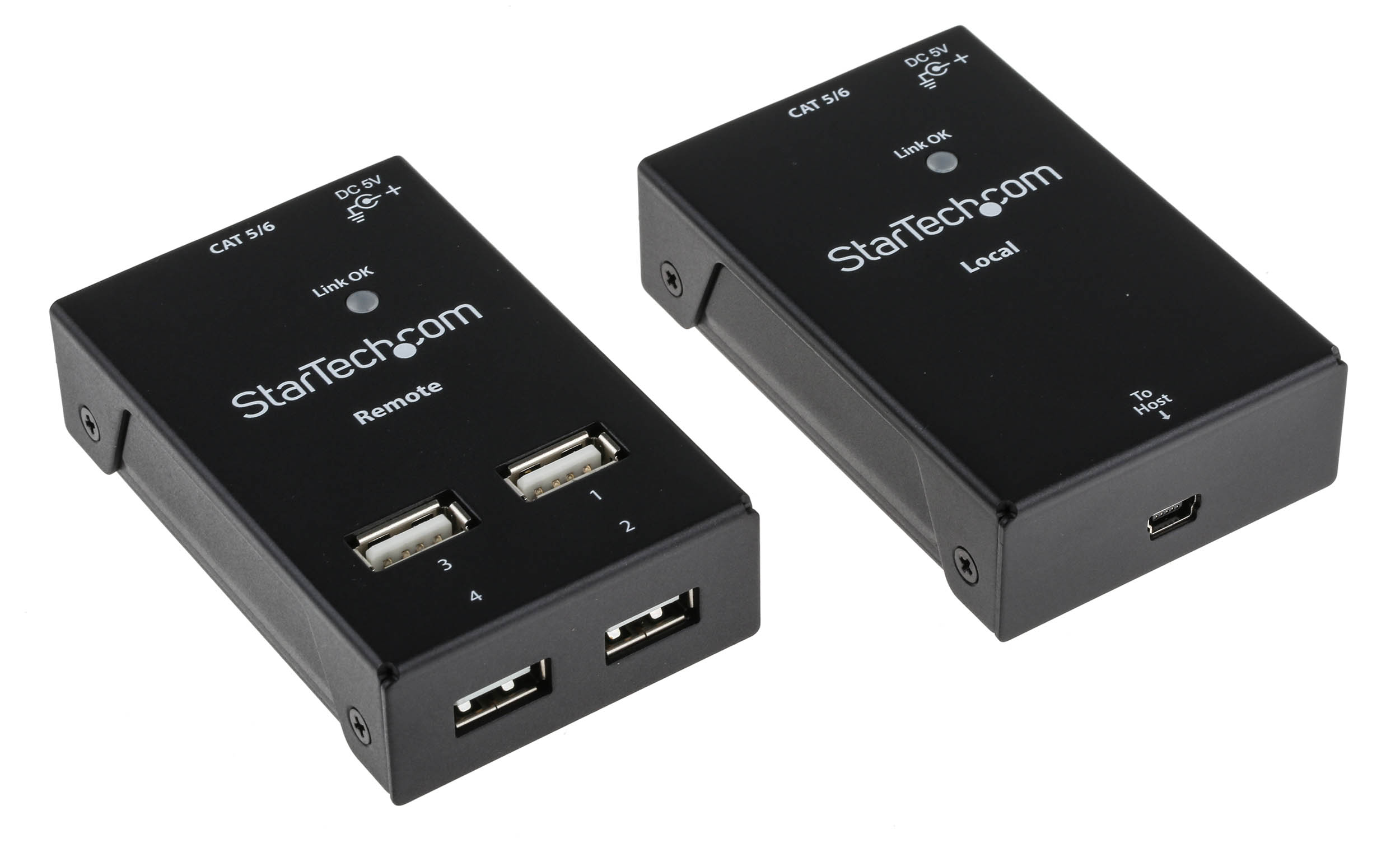 StarTech.com 4 USB 2.0 Catx USB Extender, up to 50 m Extension Distance