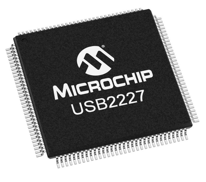 Microchip USB2227-NU-11, Controller IC, 1-Channel, 4V, USB 2.0, -0.5 V, 128-Pin VTQFP
