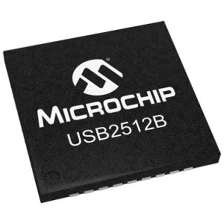 Microchip, Controller IC, 2-Channel, 3.6V, USB 2.0, 3 V, 36-Pin SQFN
