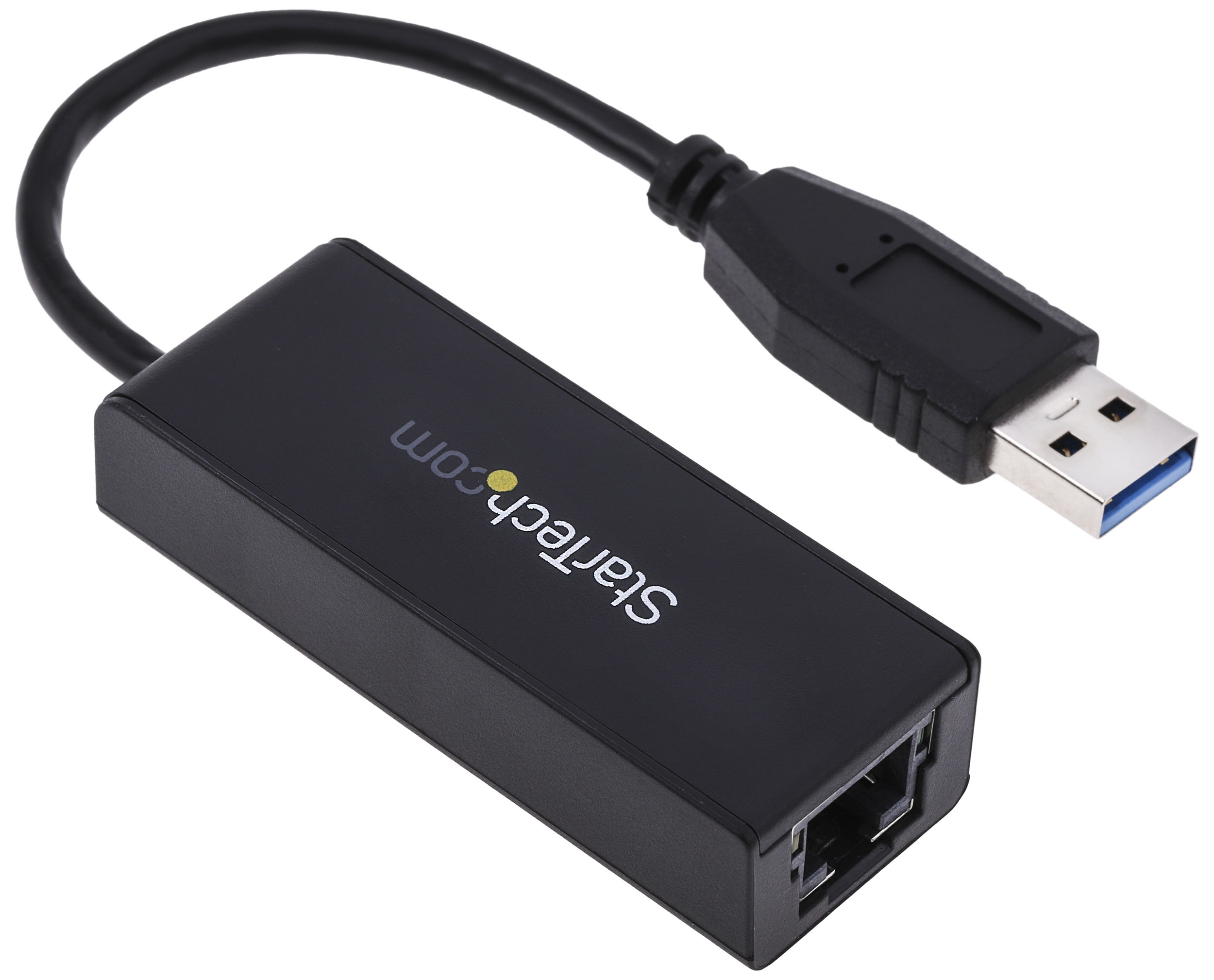 StarTech.com USB Ethernet Adapter USB 3.0 135 mm Black 1000Mbps Network Speed