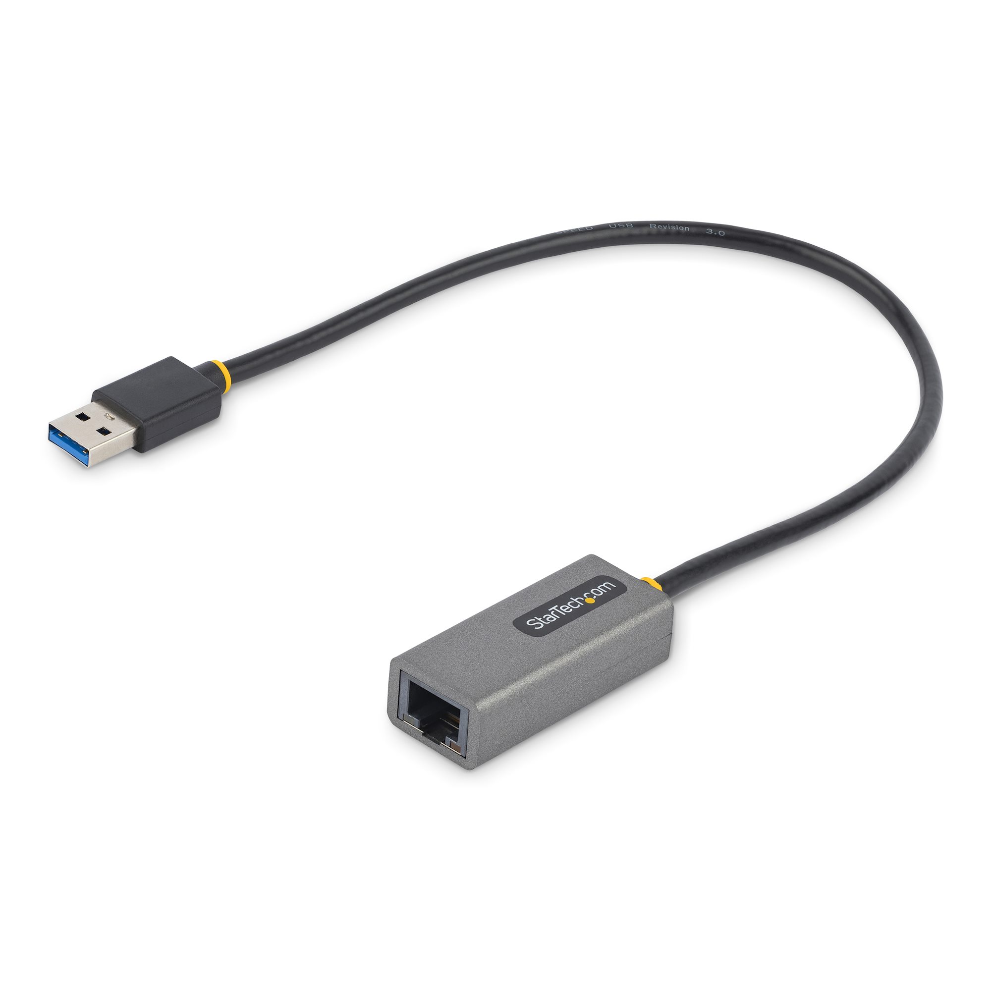 StarTech.com USB Ethernet Adapter USB 3.0 300 mm Grey 1000Mbps Network Speed