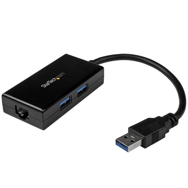 StarTech.com USB Network Adapter USB 3.0 Black 1000Mbps Network Speed