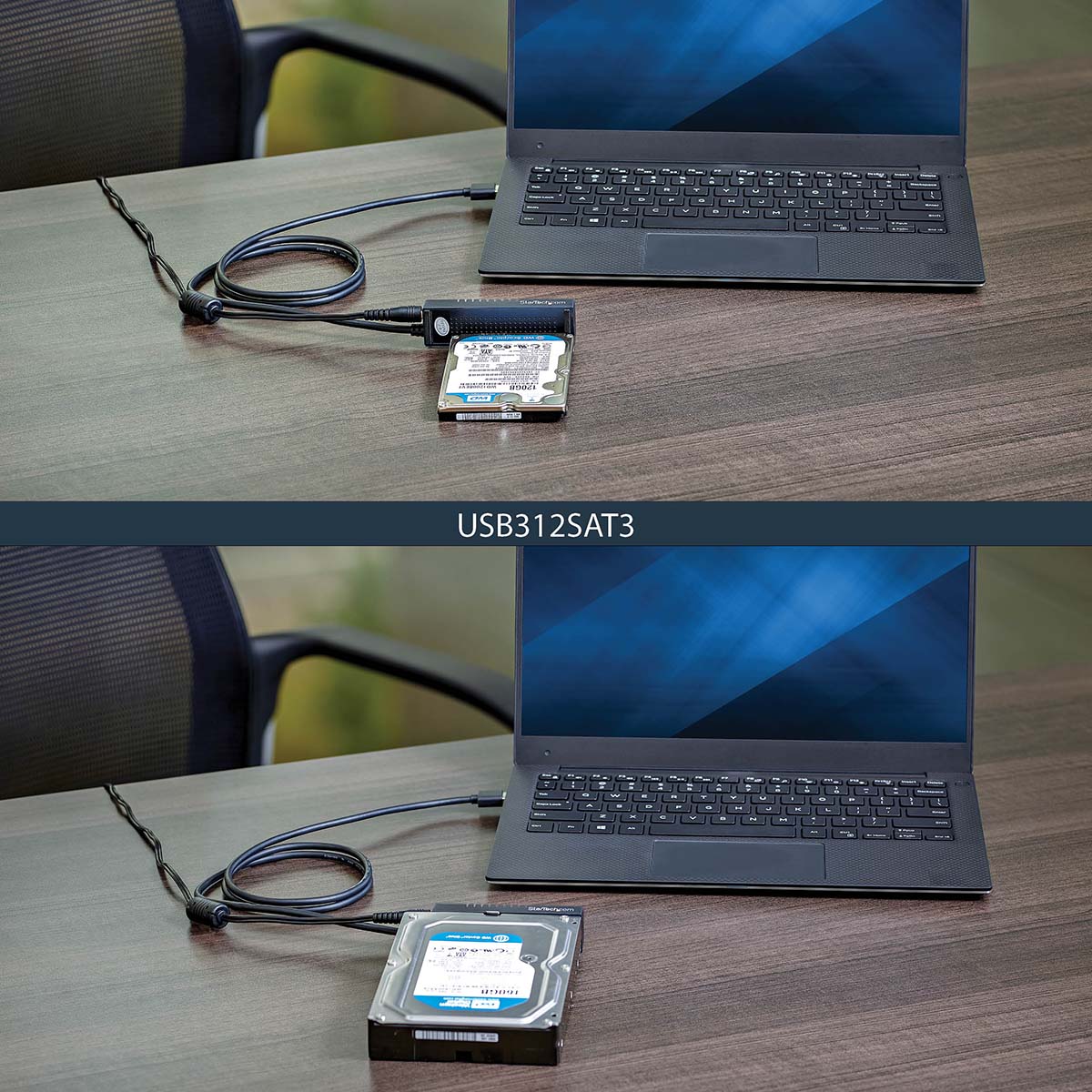 usb312sat3 StarTech.com 2.5 in, 3.5 in USB to SATA Adapter 85 x 15 x 14 mm USB
