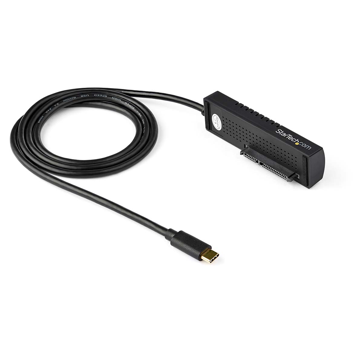 StarTech.com 2.5 in, 3.5 in USB C to SATA Adapter 87 mm x 25 mm x 2 cm USB 3.1 Gen 2