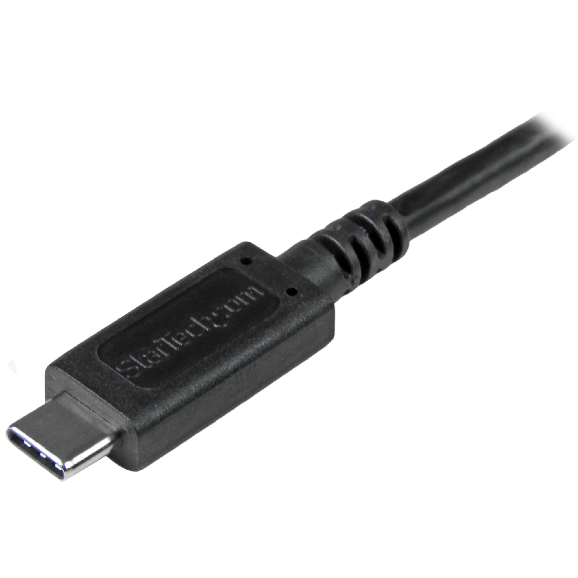 usb31cub1m StarTech.com  USB 3.1, Male USB Type C to Male Micro USB Type B, Black, 1 m