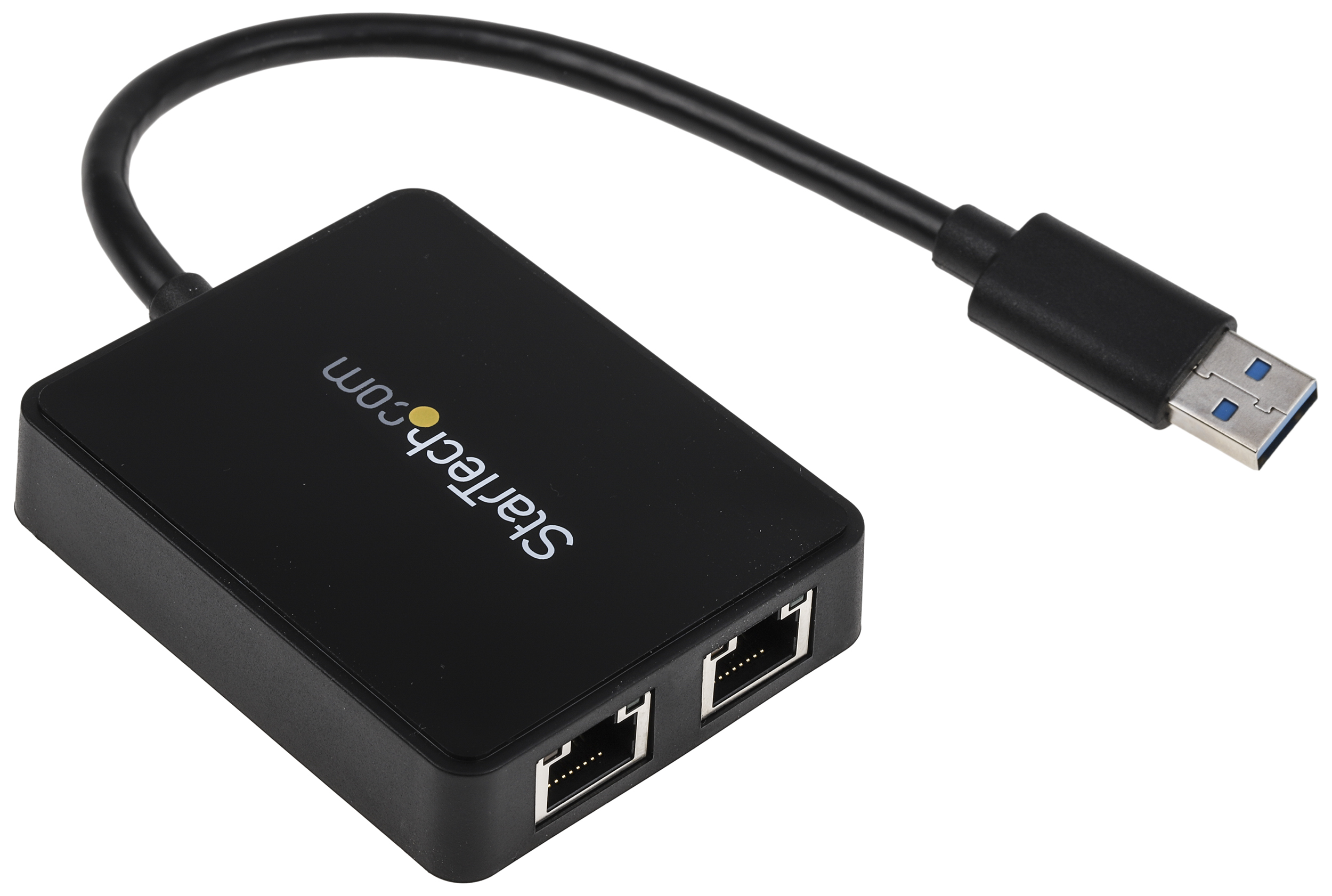 StarTech.com USB Ethernet Adapter USB 3.0 203.2 mm Black 1000Mbps Network Speed