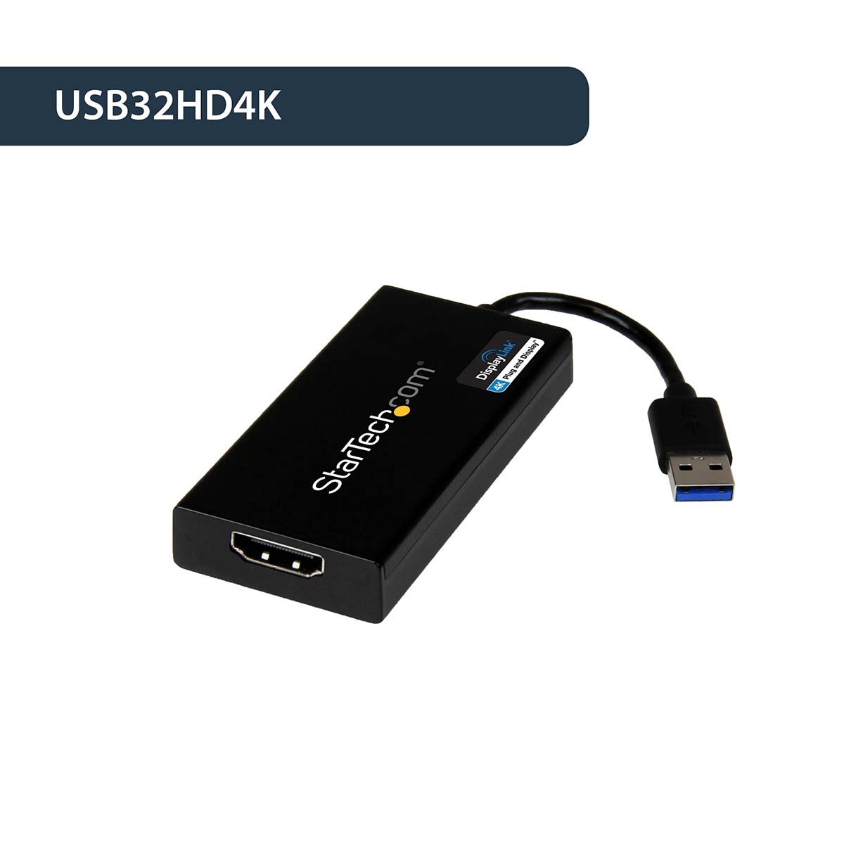 usb32hd4k StarTech.com to HDMI Adapter USB 3.0 1 Supported Display(s) - 4 k