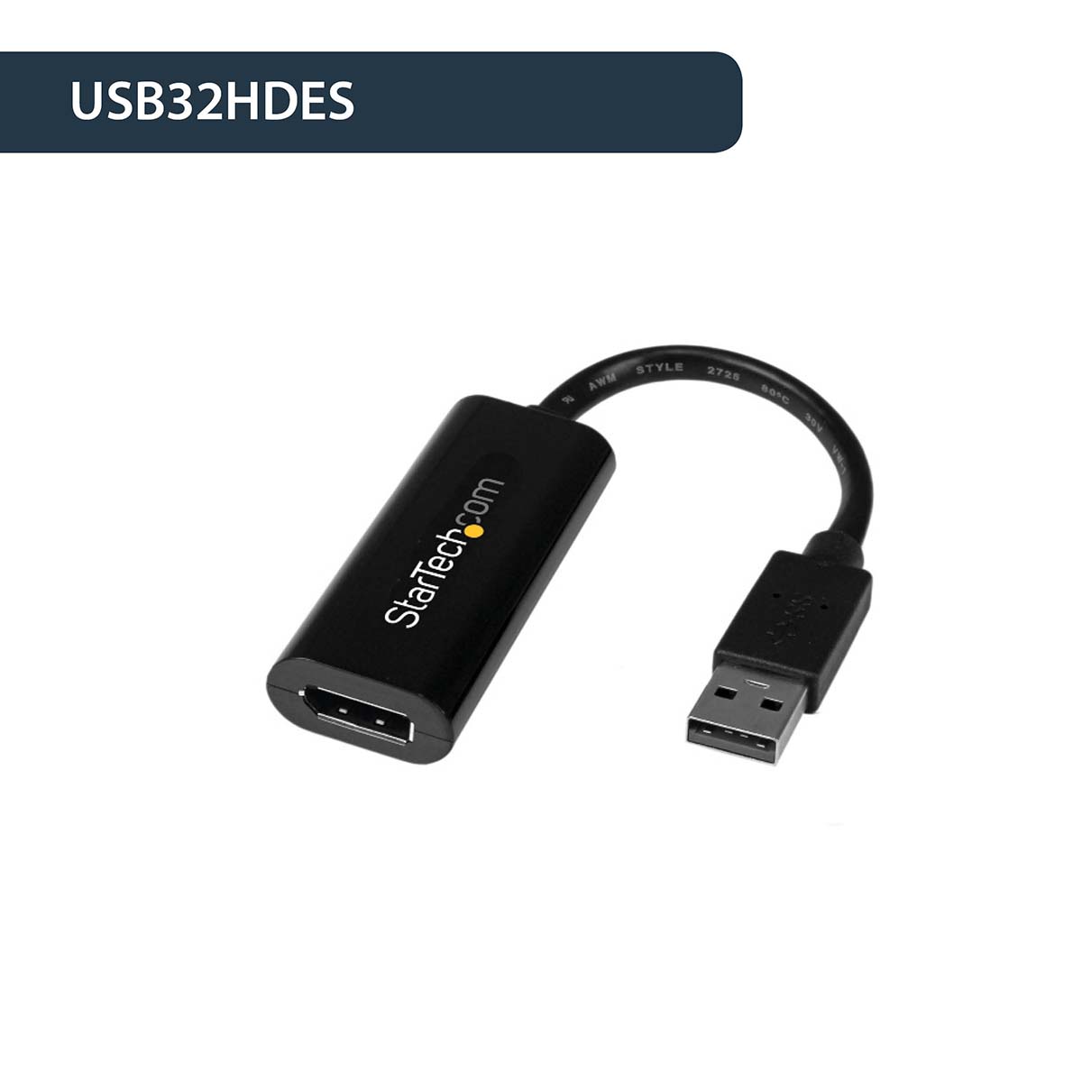 usb32hdes StarTech.com to HDMI Adapter USB 3.0 1 Supported Display(s) - 1920 x 1200 pixel